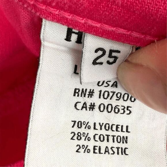 Hudson Women's Super Skinny Waxed Jeans Pink Size 25 - Picture 8 of 8